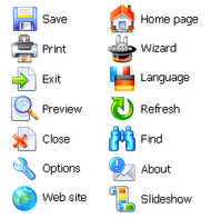 Advanced Icon Set screenshot